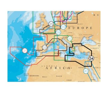 Navionics Middellandse zee Oost