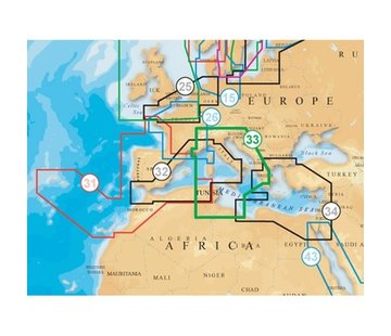 Navionics Middellandse zee