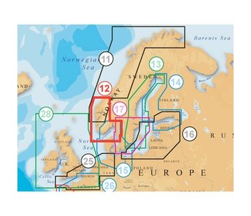 Navionics Noorwegen Zuid en West