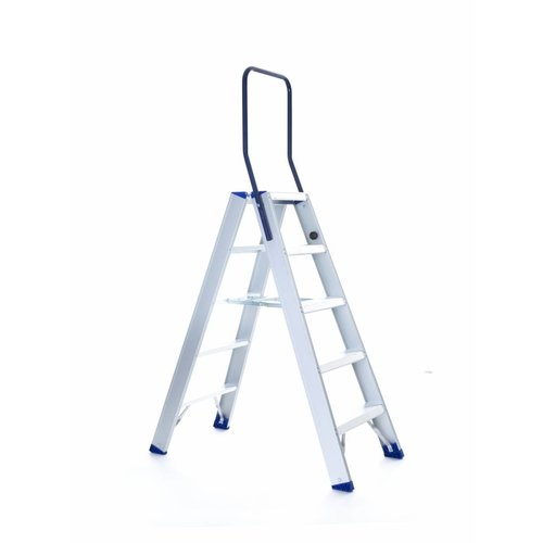 Eurostairs Eurostairs Dubbele trap professioneel 2x5 Eurostairs Eurostairs Dubbele trap professioneel 2x5