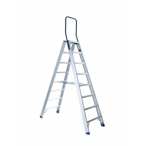 Eurostairs Eurostairs Dubbele trap professioneel 2x8 Eurostairs Eurostairs Dubbele trap professioneel 2x8