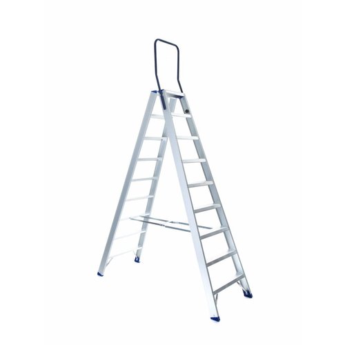 Eurostairs Eurostairs Dubbele trap professioneel 2x9 Eurostairs Eurostairs Dubbele trap professioneel 2x9