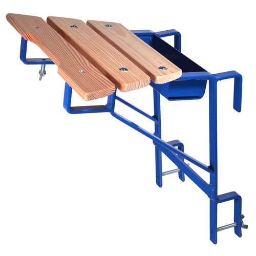 Maxall Ladder muurafhouder blauw (sport 40 mm) Maxall Ladder muurafhouder blauw (sport 40 mm)