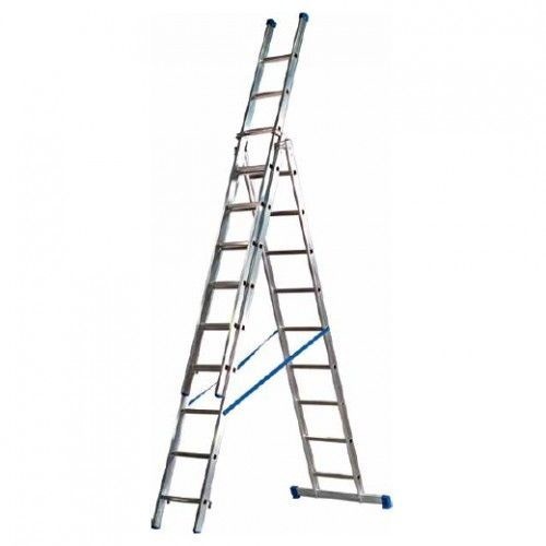 duidelijkheid badge Verzending Eurostairs Reform ladder driedelig recht 3x10 sporten + gevelrollen