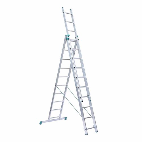 Eurostairs Eurostairs home reform ladder driedelig recht 3x10 sporten Eurostairs Eurostairs home reform ladder driedelig recht 3x10 sporten