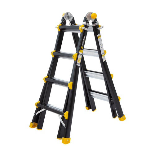 Panthera Vouwladder telescopisch 4x4 black Panthera Vouwladder telescopisch 4x4 black