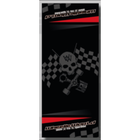 Wheelie World Moto Mat 95x220 - Black/Red/Grey