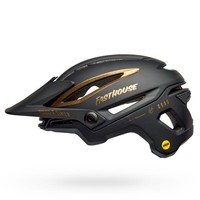 Bell® Fasthouse Sixer MTB Helmet - Matte/Gloss Black/Gold