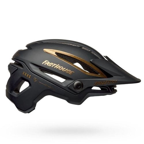 Bell® Fasthouse Sixer MTB Helmet - Matte/Gloss Black/Gold