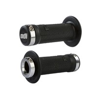 Odi® Ruffian Mini BMX Lock-On Grips - Black/Silver