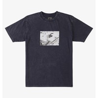 DC® Blabac Photo Tee - Navy Blazed Acid Wash