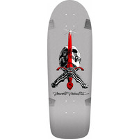 Powell Peralta OG Rodriguez Skull Blem Deck - Silver 10 x 30