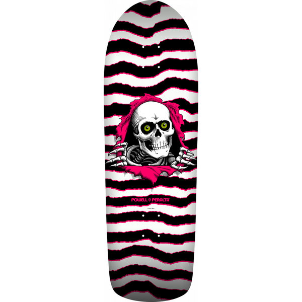 Powell Peralta Old Skool Ripper 9.89 x 31.32  - White Pink