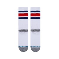 Stance® Boyd Staple Infiknit Crew Sock - White/Red/Blue