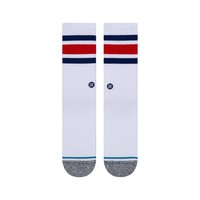 Stance® Boyd Staple Infiknit Crew Sock - White/Red/Blue
