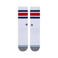 Stance® Boyd Staple Infiknit Crew Sock - White/Red/Blue