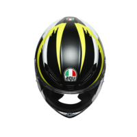 Agv K6 - Rapid 46 Matt Black/White Yellow