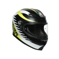 Agv K6 - Rapid 46 Matt Black/White Yellow