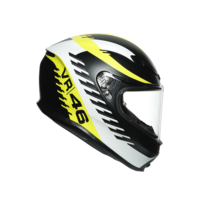 Agv K6 - Rapid 46 Matt Black/White Yellow