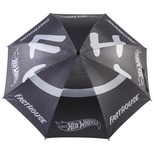 Fasthouse® The Smiley Hot Wheels Umbrella - Black/Grey