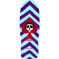 Powell Peralta Steadham Skull & Spade Skateboard - Purple/Aqua Reissue Blem  10 x 30.125