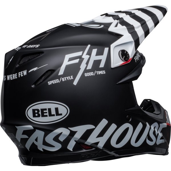 Bell® Moto-9s Flex - Fasthouse Flex Crew Black/White