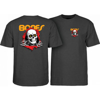 Powell Peralta Old Skool Ripper T-Shirt - Charcoal Heather