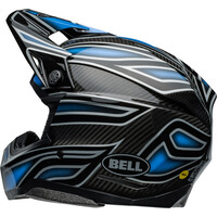 Bell® Moto-10 Spherical Webb Marmont - Gloss North Carolina Blue