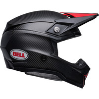 Bell® Moto-10 Spherical Helmet - Satin Gloss Black/Red