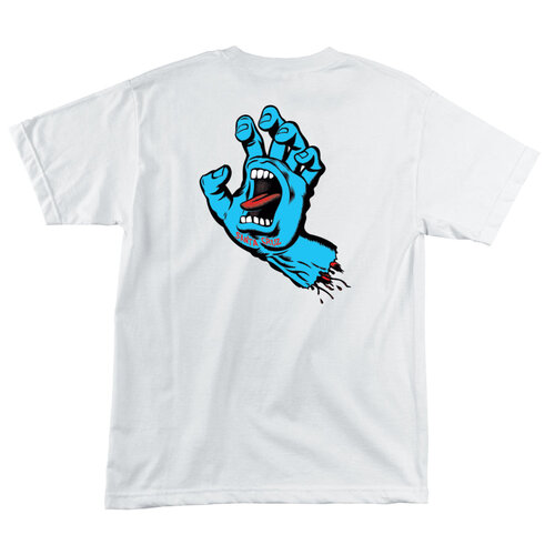 Santa Cruz Screaming Hand Tee - White