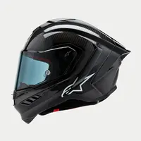 Alpinestars Supertech R10 Solid - Black Carbon Matte/Glossy