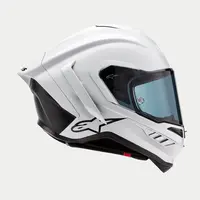 Alpinestars Supertech R10 Solid - White Glossy/Matte Black