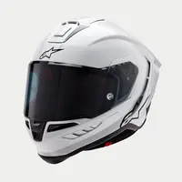 Alpinestars Supertech R10 Solid - White Glossy/Matte Black