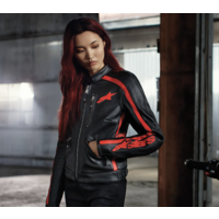 Alpinestars Stella Dyno Jacket - Black/Red