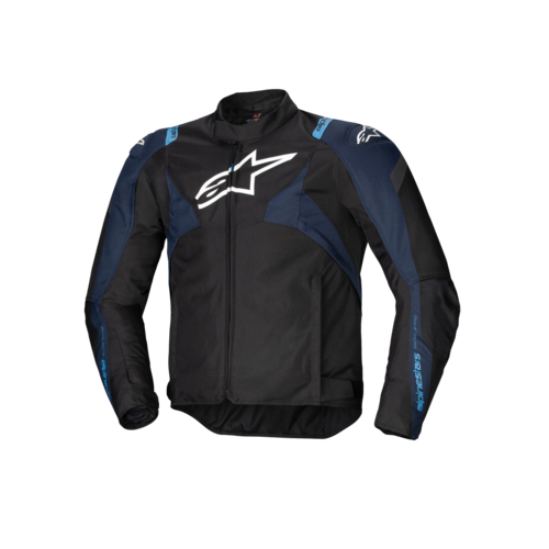 Alpinestars T-Jaws V4 Waterproof Jacket - Black/Dark Blue/Blithe Blue