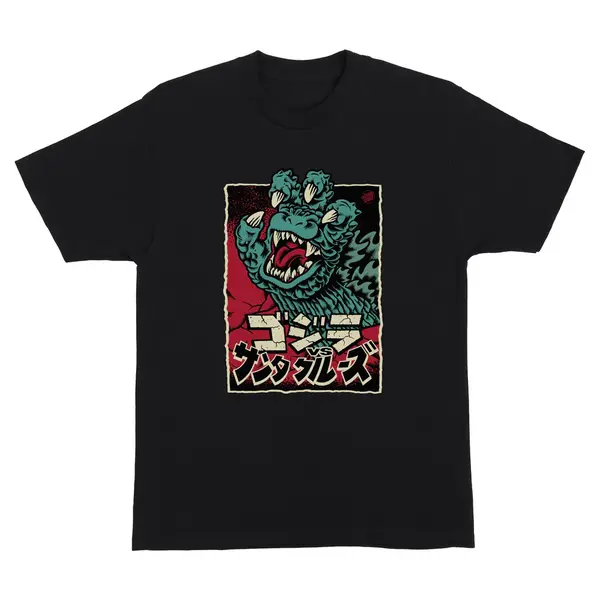 Santa Cruz Godzilla Hand T-Shirt