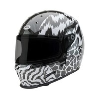 Bell® Eliminator Carbon  Deathspray - Gloss Black/White/Black