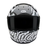 Bell® Eliminator Carbon  Deathspray - Gloss Black/White/Black