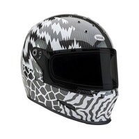 Bell® Eliminator Carbon  Deathspray - Gloss Black/White/Black