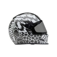 Bell® Eliminator Carbon  Deathspray - Gloss Black/White/Black