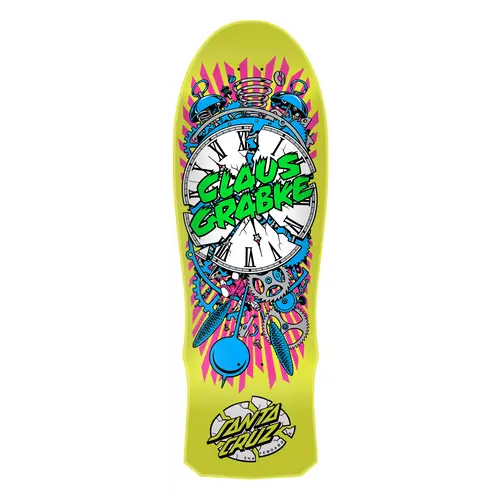 Santa Cruz Claus Grabke Exploding Clock Reissue Skateboard Deck