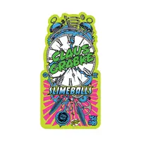 Santa Cruz Claus Grabke Exploding Clock Neon Green 95a Slime Balls Wheels