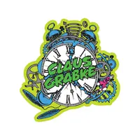 Santa Cruz Claus Grabke Exploding Clock Neon Green 95a Slime Balls Wheels