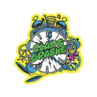 Santa Cruz Claus Grabke Exploding Clock Blacklight 78a Slime Balls Light Ups Wheels