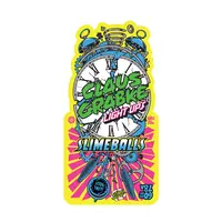 Santa Cruz Claus Grabke Exploding Clock Blacklight 78a Slime Balls Light Ups Wheels
