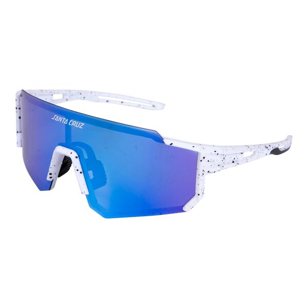 Santa Cruz Strip Racer Sungasses - White/Blue