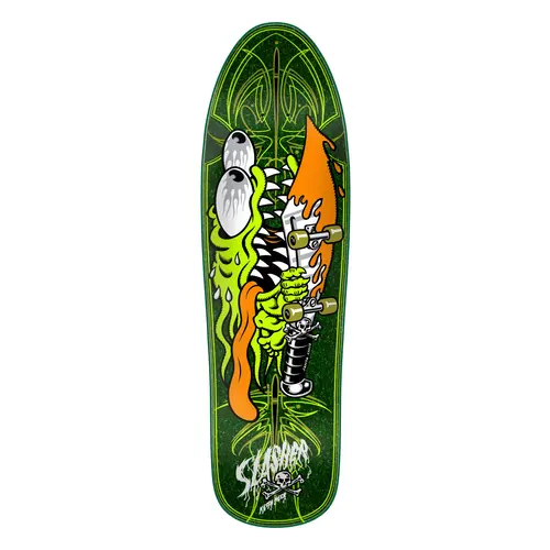 Santa Cruz Meek Pinstripe Slasher - Green 9.23"