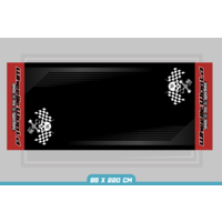 Moto Mat Racing Skull - 95x220cm