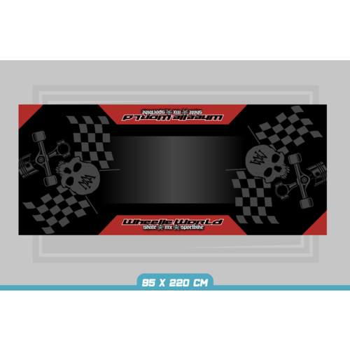 Moto Mat Dark Skull - 95x220cm