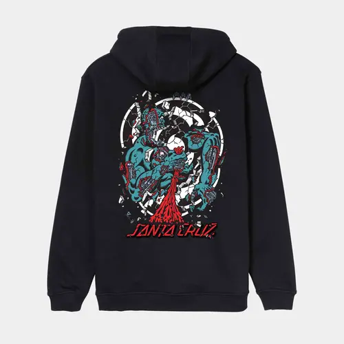 Santa Cruz Roskopp Dissect Strip Hoodie - Black